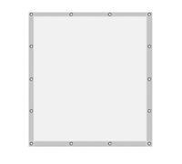 Voile d'ombrage imperméable et anti-UV - 5,5 x 8 m - Angle droit - Pour terrasse, abri de voiture, piscine, plantes - Comprend une corde gratuite et des œillets résistants aux intempéries - Blanc