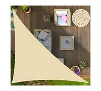 Voile d'ombrage imperméable et respirant avec protection UV - Motif triangle droit - Pour abri auto, terrasse, extérieur, idéal pour les solutions d'ombrage de jardin