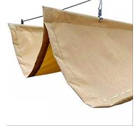 Voile d'ombrage imperméable et rétractable pour pergola - Polyvalente - Plusieurs options de taille disponibles pour terrasse, jardin ou arrière-cour