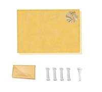 Voile d'Ombrage Imperméable Jaune Robuste Protection UV 3.6x4M Rectangulaire Auvent Terrasse Extérieur avec Œillets et Corde pour Jardin Balcon Cour