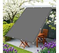 Voile d'ombrage imperméable - Protection UV pour balcon, serre, terrasse, clapier, piscine - Avec cordes de fixation pour l'extérieur et l'abri