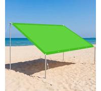 Voile d'ombrage Imperméable Rectangulaire 165 x 210 cm Multi Couleur et Taille Toile Ombrage HDPE Protection UV pour Jardin Extérieur Terrasse Cour, Vert Tendre