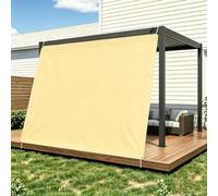 Voile d'ombrage Imperméable Rectangulaire 180X520cm/1.8x5.2m Voiles Ombrages de Jardin, Protection UV,95% Filet d'ombrage Extérieur pour terrasse, Balcon, Brise-Vue Light Yellow