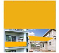 Voile D'ombrage Imperméable Rectangulaire 2 x 3 m Filet D'ombrage, Bache Ombrage, Pare-Soleil Jardin Balcon 100% Ombrage UV Protection pour Jardins/balcons/terrasses, Jaune