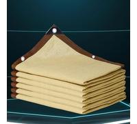 Voile d'ombrage Imperméable Rectangulaire 2x3 Toile Ombrage Extérieur 4x6 Beige pour Jardin, Terrasse, Balcon, Camping, Pergola,beige-4x4m