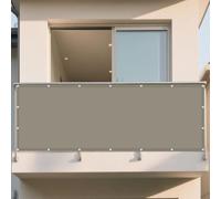 Voile d'ombrage Imperméable Rectangulaire 5 x 6 m Plusieurs Tailles et Coloris Bâche Dombrages Antidéchirure pour Jardin Terrasse Extérieur Patio Piscine Balcon, Taupe