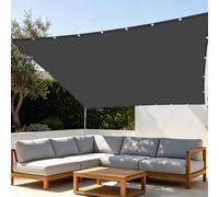 Voile d'ombrage Imperméable Rectangulaire 90 x 500 cm Imperméableanti Toile d'ombrage Rectangulaire Respirant pour Patio Jardin, Terrasse, Extérieur, Balcon, Gris Foncé