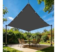 Voile d'ombrage Imperméable Rectangulaire 90 x 500 cm UV Résistant Paresoleil Jardin Balcon Respirant pour Jardin Terrasse Extérieur Patio Piscine Balcon, Gris Foncé