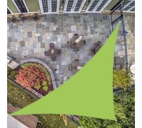 Voile d'ombrage imperméable triangulaire durable pour terrasse, jardin, cour, pelouse, protection UV, parfait pour terrasse - 3 x 3 x 4,25 m