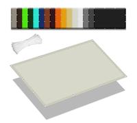 Voile d'ombrage Jardin 140 x 350 cm Imperméable 95% UV Protection Pare Soleil Terrasse Cordes de Fixation Incluses pour Potager Serre Terrasse Patio Jardin, Beige