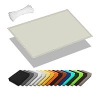 Voile d'ombrage Jardin 2.3 x 3 m Lmperméable Toile Ombrage UV Protection Bache Ombrages avec Le Kit de Fixation pour Jardin, Terrasse, Camping, Balcon, Beige