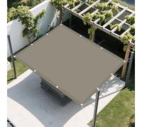 Voile d'ombrage Jardin 2.6 x 3 m Lmperméable Toile Ombrage UV Protection Toiles D'Ombrages avec Oeillets et Cordons pour Patio Jardin, Terrasse, Extérieur, Balcon, Kaki