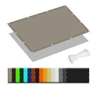 Voile d'ombrage Jardin 2.6 x 9 m Respirant Protection des Rayons UV Rayons Toile d'ombrage Extérieur avec 4 Morceaux de Corde pour Serre/Jardin/Pergola/Patio Lawn, Kaki