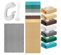 Voile d'ombrage Jardin 260 x 560 cm Résiste à des Forces de Traction Élevées Toile Solaire Voile avec Oeillets Cordons pour Cour, Terrasse, Jardin, Piscine, Camping, Gris Clair