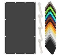 Voile d'ombrage Jardin 30 x 400 cm Imperméable Protection UV 95% Toiles D'Ombrages UV Protection avec 4 Morceaux de Corde pour Patio Jardin Terrasse Extérieur Camping, Gris Foncé