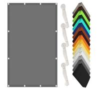 Voile d'ombrage Jardin 40 x 500 cm Imperméable Protection UV 95% Toiles D'Ombrages UV Protection avec 4 Morceaux de Corde pour Patio Jardin Terrasse Extérieur Camping, Gris Clair