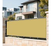 Voile d'ombrage Jardin 570 x 780 cm Imperméable 98% UV Protection Toile d'ombrage pour Pergola avec Corde Libre Facile à Plier pour Extérieur Jardin Terrass Balcon, Couleur Crème