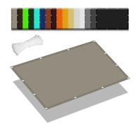 Voile d'ombrage Jardin 65 x 800 cm Imperméable 95% UV Protection Pare Soleil Terrasse Cordes de Fixation Incluses pour Potager Serre Terrasse Patio Jardin, Kaki