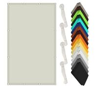Voile d'ombrage Jardin 95 x 700 cm Imperméable Protection UV 95% Toiles D'Ombrages UV Protection avec 4 Morceaux de Corde pour Patio Jardin Terrasse Extérieur Camping, Beige