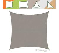 Voile d'ombrage - KARAT - 3 x 3 m - Hydrofuge - Protection UV 90% - Résistant aux intempéries