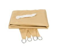 Voile d'ombrage - KARAT - Crème - 3 x 5 m - Protection anti-UV 90% - Résistante aux intempéries