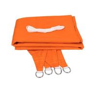 Voile d'ombrage - KARAT - Orange - 3 x 3 x 3 m - Protection anti-UV - Résistante aux intempéries