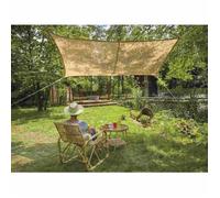 Voile d'ombrage Naturelle Jute Rectangulaire 4 x 3 m - Jardiline