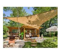 Voile d'ombrage Naturelle Jute Triangulaire 3,60 m - Jardiline