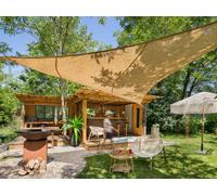 Voile D'ombrage Naturelle Jute Triangulaire 3 M - Jardiline Multicolore