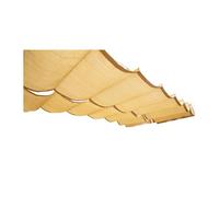 Voile d'Ombrage Ondulé，HDPE Toit Couverture D'ombre，Store Enrouleur Coulissant en u Protection UV et solair，90% de résistance aux UV，pour terrasse, Jardin, Cour(W2.8*L15m/W9.19*L49.21ft)