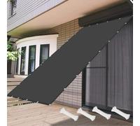 Voile d'ombrage Pergola avec œillets, Toile Ombrage Exterieur 1.4x3.8m Filet D'ombrage Bâche Ombrage Polyester Protection UV Solaire pour Jardins Balcons Terrasse Pergol