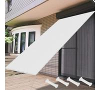 Voile d'ombrage Pergola avec œillets, Toile Ombrage Exterieur 2.4x3.2m Filet D'ombrage Bâche Ombrage Polyester Protection UV Solaire pour Jardins Balcons Terrasse Pergol