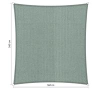 Voile d'ombrage perméable - Carrée - 3,6 x 3,6 m - Shadow Comfort