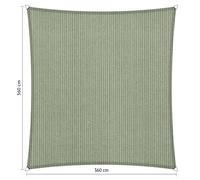 Voile d'ombrage perméable - Carrée - 3,6 x 3,6 m - Shadow Comfort