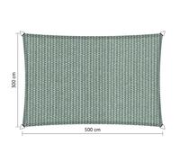 Voile d'ombrage perméable - Rectangle - 3 x 5 m - Shadow Comfort