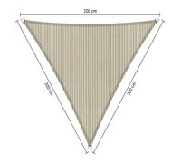 Voile d'ombrage perméable - Triangle - 2 x 2 x 2 m - Shadow Comfort