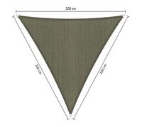 Voile d'ombrage perméable - Triangle - 2 x 2 x 2 m - Shadow Comfort