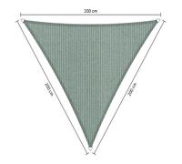 Voile d'ombrage perméable - Triangle - 2 x 2 x 2 m - Shadow Comfort