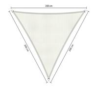 Voile d'ombrage perméable - Triangle - 2 x 2 x 2 m - Shadow Comfort