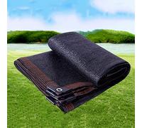 Voile d'ombrage pour extérieur - Résistant aux UV avec œillets de 80 à 85 % d'ombre pour terrasse, jardin, balcon, pergola - 5 x 10 m
