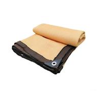 Voile d'ombrage pour une utilisation en extérieur sur terrasse pour terrasse, jardin, fabriquée avec un tissu PE pour une protection UV et une respirabilité, dispose d'anneaux sécurisés en acier