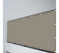 Voile d'ombrage Rectangle 170 x 300 cm Imperméable UV Protection Polyester Filet d'ombrage Extérieur avec 4 Morceaux de Corde pour Patio Balcon Terrasse Camping Extérieur, Kaki