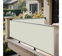 Voile d'ombrage Rectangle 75 x 135 cm Protection Bache Anti UV 50+ Toile d'ombrage Pergola avec Oeillets pour Jardin Patio Terrasse Camping, Beige