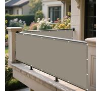 Voile d'ombrage Rectangle 75 x 135 cm Protection Bache Anti UV 50+ Toile d'ombrage Pergola avec Oeillets pour Jardin Patio Terrasse Camping, Kaki