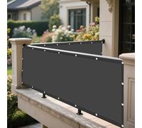 Voile d'ombrage Rectangle 75 x 135 cm Protection Bache Anti UV 50+ Toile d'ombrage Pergola avec Oeillets pour Jardin Patio Terrasse Camping, Gris Foncé