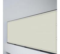 Voile d'ombrage Rectangle 80 x 140 cm Imperméable UV Protection Polyester Filet d'ombrage Extérieur avec 4 Morceaux de Corde pour Patio Balcon Terrasse Camping Extérieur, Beige