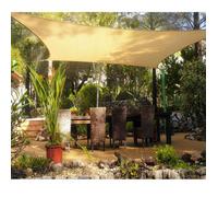 Voile d'Ombrage Rectangle Jaune TEMPSA - 3x4m - Protection anti-UV et imperméable