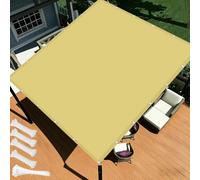 Voile d'ombrage rectangulaire 0.9x14m Toile Ombrage Polyester Anti-déchirure avec 95% Protection UV Toile Ombrage Exterieur pour Jardin,Terrasse Balcon Patio - Jaune