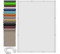 Voile d'ombrage Rectangulaire 1.8 x 2.8 m imperméable Auvent UV Protection Extérieur Terrasse Jardin UV-Block Protection Solaire VariÉTÉ De Tailles, Blanc