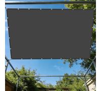 Voile d'ombrage Rectangulaire 1.8 x 2.8 m Résistant à l'eau Voiles Ombrages Antidéchirure pour Patio Jardin Terrasse Extérieur, Sable, Gris Foncé